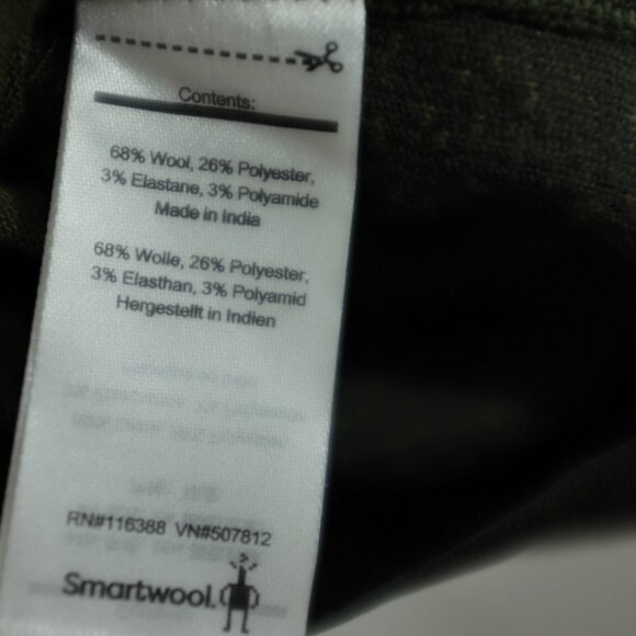 COPY - Smartwool dark green Intraknit Merino Tech full Zip size XL - Picture 9 of 11